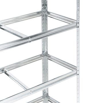 Set med 2 Garagehyllor Xitta 75 cm - Silver/Brun - Förvaring - Hylla - Utomhushylla