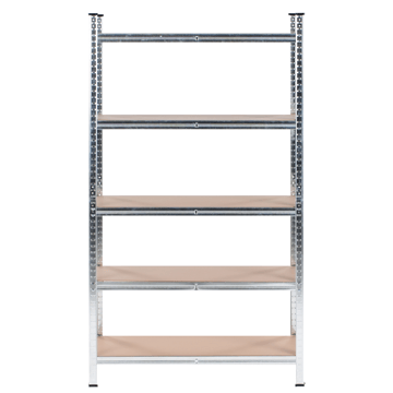 Set med 2 Garagehyllor Xitta 90 cm - Silver/Brun - Förvaring - Hylla - Utomhushylla