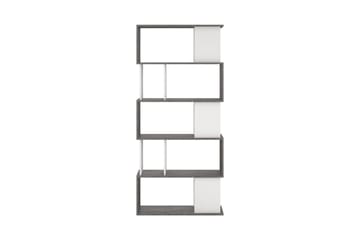 Shivani Bokhylla 80 cm - Mörkgrå/Vit - Förvaring - Hylla - Bokhylla