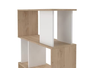 Shivani Bokhylla 80 cm - Natur/Vit - Förvaring - Hylla - Bokhylla