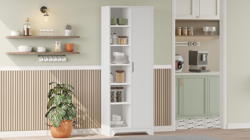 Solor Bokhylla 72 cm i Målat Trä - Vit - Förvaring - Hylla - Bokhylla