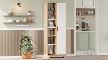 Solor Högskåp - Förvaring - Hylla - Bokhylla