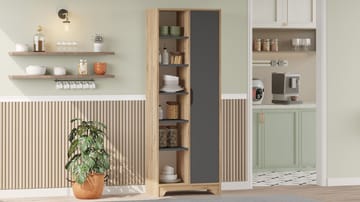 Solor Högskåp - Förvaring - Hylla - Bokhylla