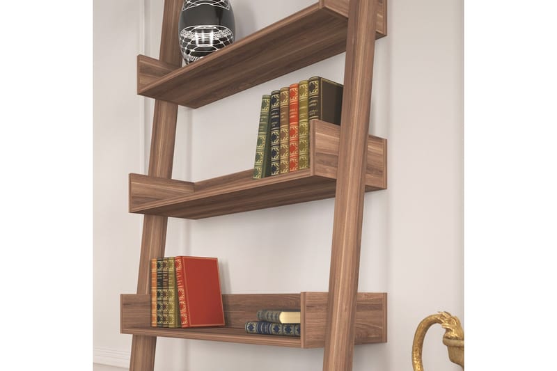 Comfortale Bokhylla - Valnöt - Förvaring - Hylla - Steghylla & trapphylla