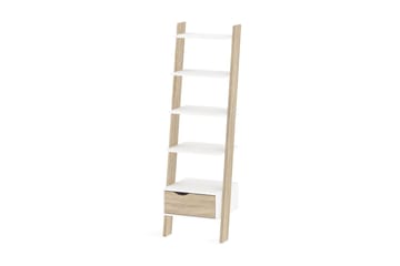 Steghylla Vasiliki 55 cm - Vit|Ek - Förvaring - Hylla - Steghylla & trapphylla