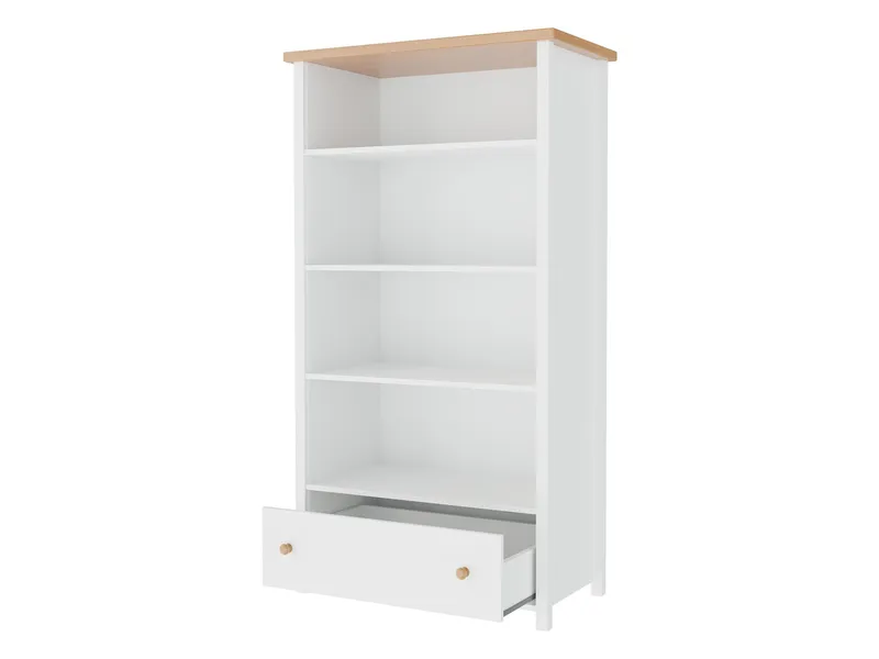 Storys bokhylla 85x162 cm - Beige, ek - Förvaring - Hylla - Bokhylla