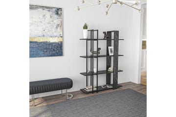 Thyra Bokhylla 120 cm - Svart/Vit - Förvaring - Hylla - Bokhylla