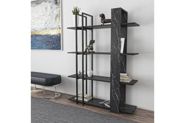 Thyra Bokhylla 120 cm - Svart/Vit - Förvaring - Hylla - Bokhylla