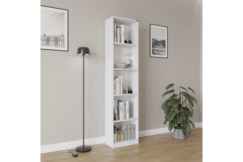 Ticoman Bokhylla 43 cm - Vit - Förvaring - Hylla - Bokhylla