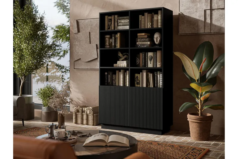 Torvalen Bokhylla 100 cm - Svart - Förvaring - Hylla - Bokhylla