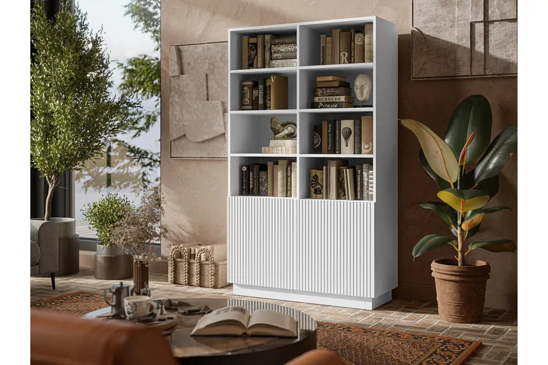 Torvalen Bokhylla 100 cm - Vit - Förvaring - Hylla - Bokhylla