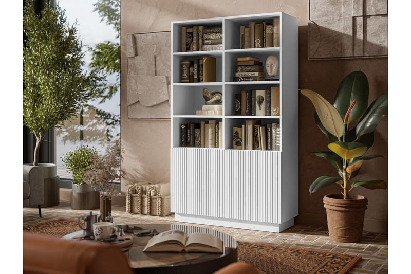 Torvalen Bokhylla 100 cm - Vit - Förvaring - Hylla - Bokhylla