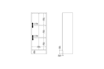 Trysil Bokhylla 40,6 cm - Brun - Förvaring - Hylla - Bokhylla