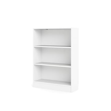 Trysil Bokhylla 79 cm med 2 Hyllor i Målat Trä - Vit - Förvaring - Hylla - Bokhylla