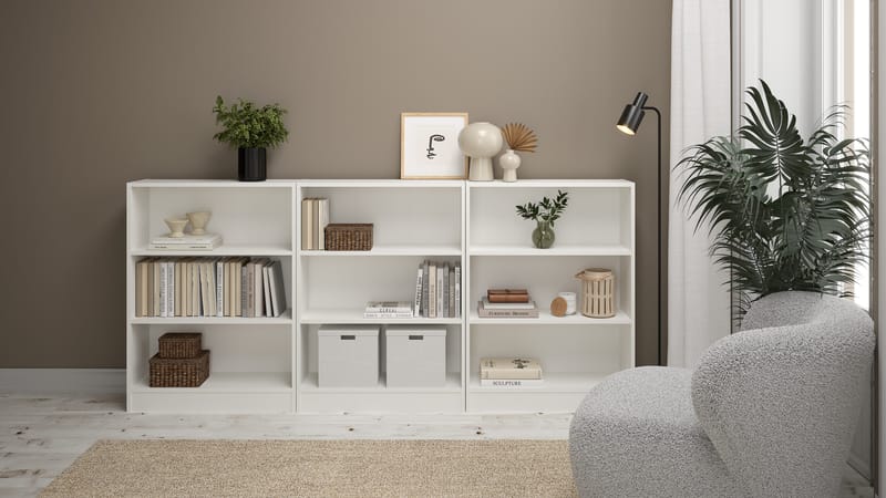 Trysil Bokhylla med 2 hyllor 79x27x107 cm - Förvaring - Hylla - Bokhylla