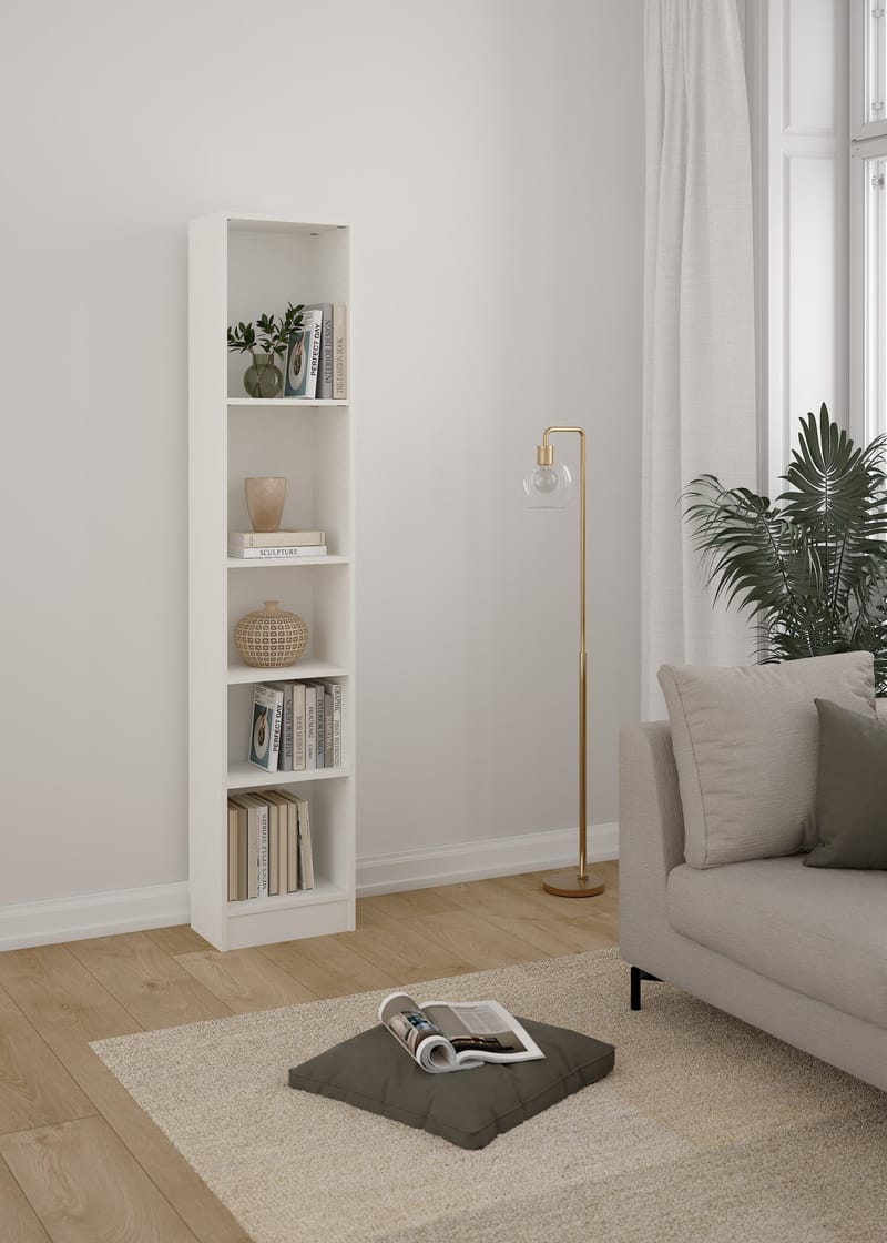 Trysil Bokhylla med 4 hyllor 41x27x203 cm - Förvaring - Hylla - Bokhylla