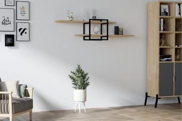 Andifli Vägghylla 120x30 cm - Blå - Förvaring - Hylla - Vägghylla