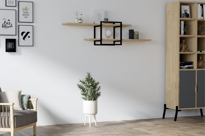 Andifli Vägghylla 120x30 cm - Blå - Förvaring - Hylla - Vägghylla