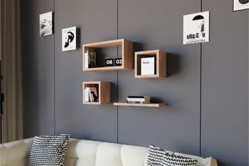 Andifli Vägghylla 40x44 cm - Grön - Förvaring - Hylla - Vägghylla