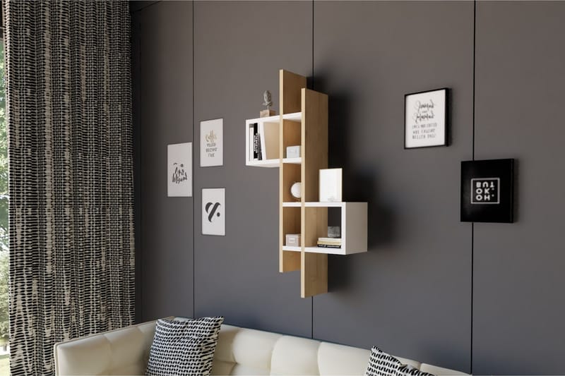 Andifli Vägghylla 53,8x108 cm - Blå - Förvaring - Hylla - Vägghylla