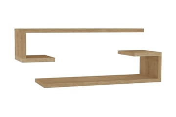 Andifli Vägghylla 60x15 cm - Grön - Förvaring - Hylla - Vägghylla