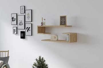 Andifli Vägghylla 60x15 cm - Grön - Förvaring - Hylla - Vägghylla