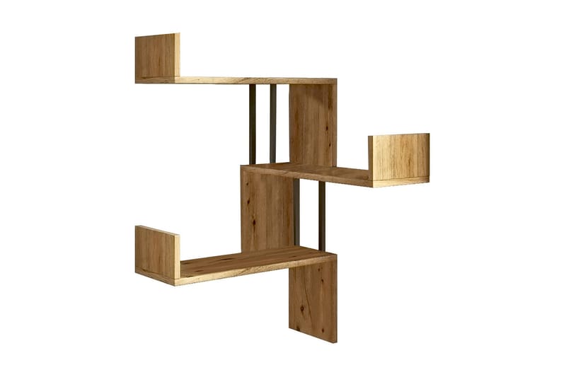 Aobrey Vägghylla 60x60 cm, Natur