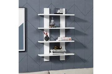 Aposonga Vägghylla 60x16 cm - Vit - Förvaring - Hylla - Vägghylla