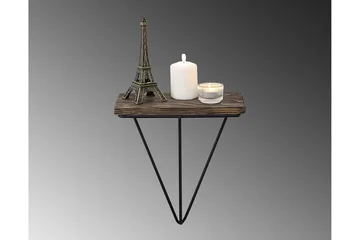 Arsenal Vägghylla 15x27 cm - Svart/Valnöt - Förvaring - Hylla - Vägghylla