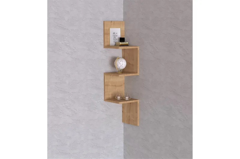 Baghana Vägghylla 25x25 cm - Brun - Förvaring - Hylla - Vägghylla