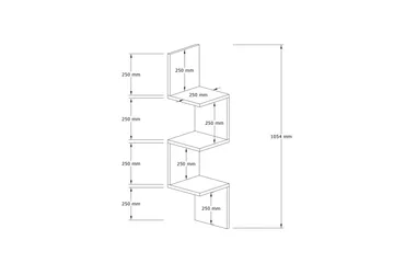 Baghana Vägghylla 25x25 cm - Natur - Förvaring - Hylla - Vägghylla