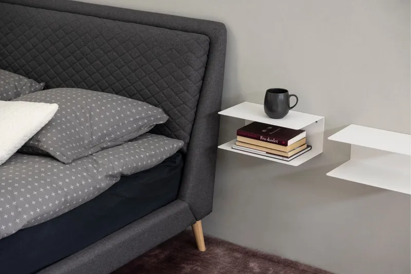 Belleuve Vägghylla 35 cm - Vit - Förvaring - Hylla - Vägghylla