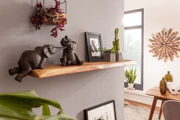 Belleview Vägghylla 80x25 cm - Trä/natur - Förvaring - Hylla - Vägghylla