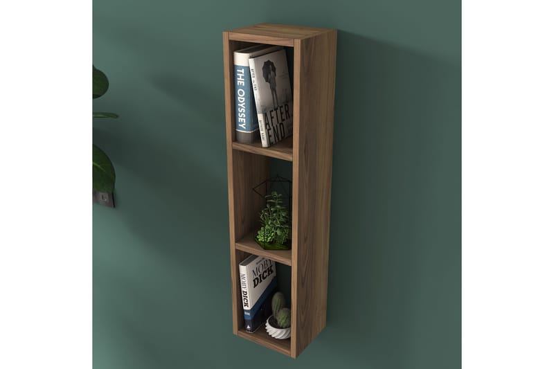 Bennerto Vägghylla 19x22 cm - Valnöt - Förvaring - Hylla - Vägghylla