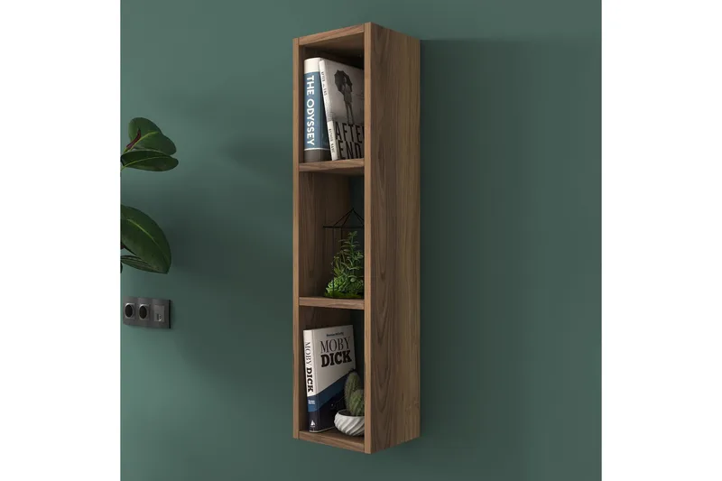 Bennerto Vägghylla 19x22 cm - Valnöt - Förvaring - Hylla - Vägghylla