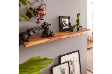 Bourelle Vägghylla 115x25 cm - Trä/natur - Förvaring - Hylla - Vägghylla