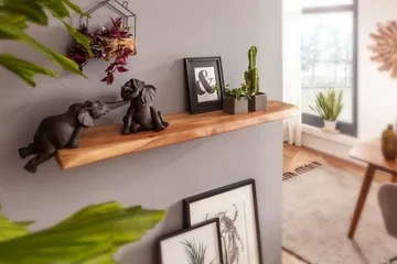 Bourelle Vägghylla 115x25 cm - Trä/natur - Förvaring - Hylla - Vägghylla