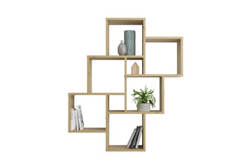 Brishana Vägghylla 81 cm - Ljusbrun - Förvaring - Hylla - Vägghylla