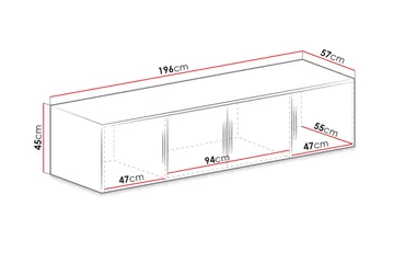 Chavez Vägghylla Vit - Förvaring - Hylla - Vägghylla