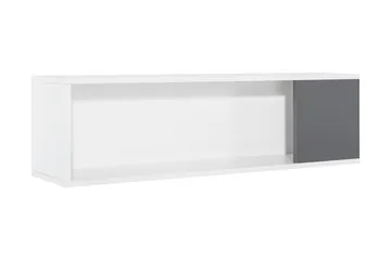 Concept Vägghylla Vit/Mörkgrå - Vit/Mörkgrå - Förvaring - Hylla - Vägghylla
