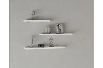 Cordin Vägghylla 2x30 cm 3-pack - Vit - Förvaring - Hylla - Vägghylla