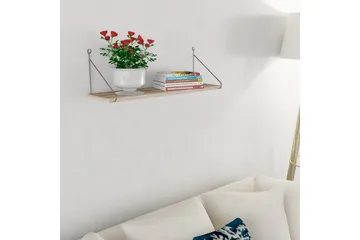 Decormet Vägghylla - Brun - Förvaring - Hylla - Vägghylla