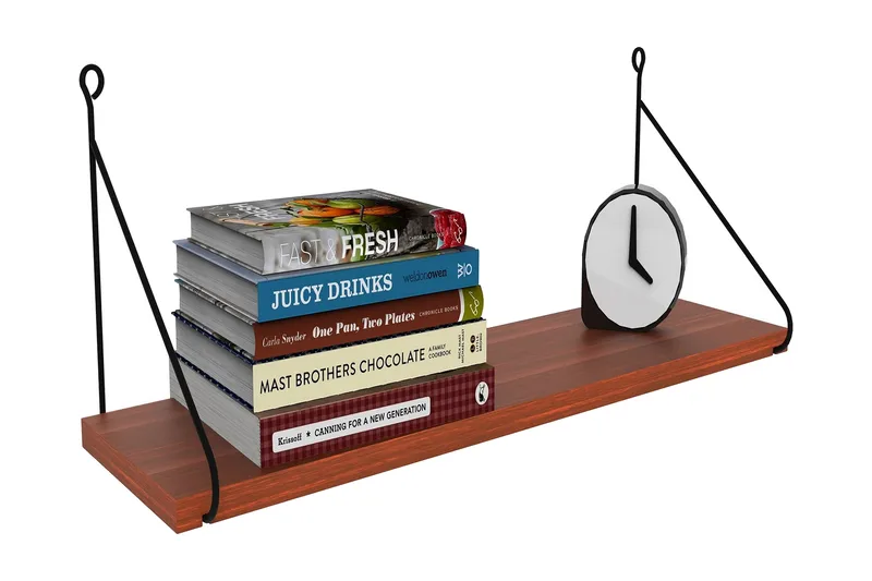 Decormet Vägghylla - Ek - Förvaring - Hylla - Vägghylla