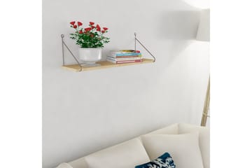 Decormet Vägghylla - Ljusbrun - Förvaring - Hylla - Vägghylla