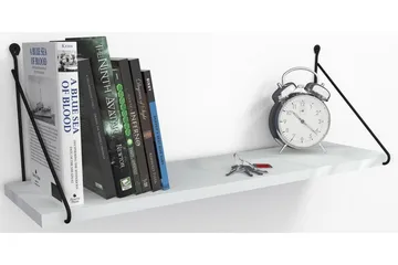 Decormet Vägghylla - Vit/Grå - Förvaring - Hylla - Vägghylla