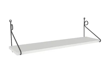 Decormet Vägghylla - Vit/Svart - Förvaring - Hylla - Vägghylla