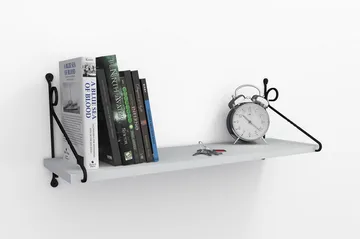 Decormet Vägghylla - Vit/Svart - Förvaring - Hylla - Vägghylla