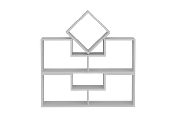 Decorotika Bokhylla Låg - Vit - Förvaring - Hylla - Vägghylla