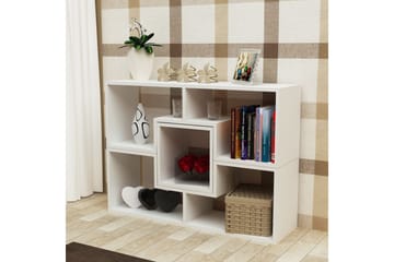 Decorotika Bokhylla Låg - Vit - Förvaring - Hylla - Vägghylla