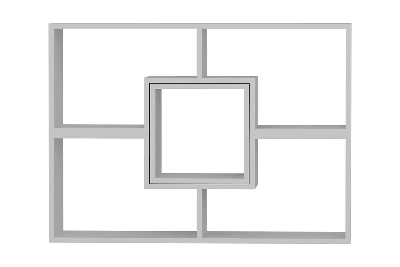 Decorotika Bokhylla Låg - Vit - Förvaring - Hylla - Vägghylla